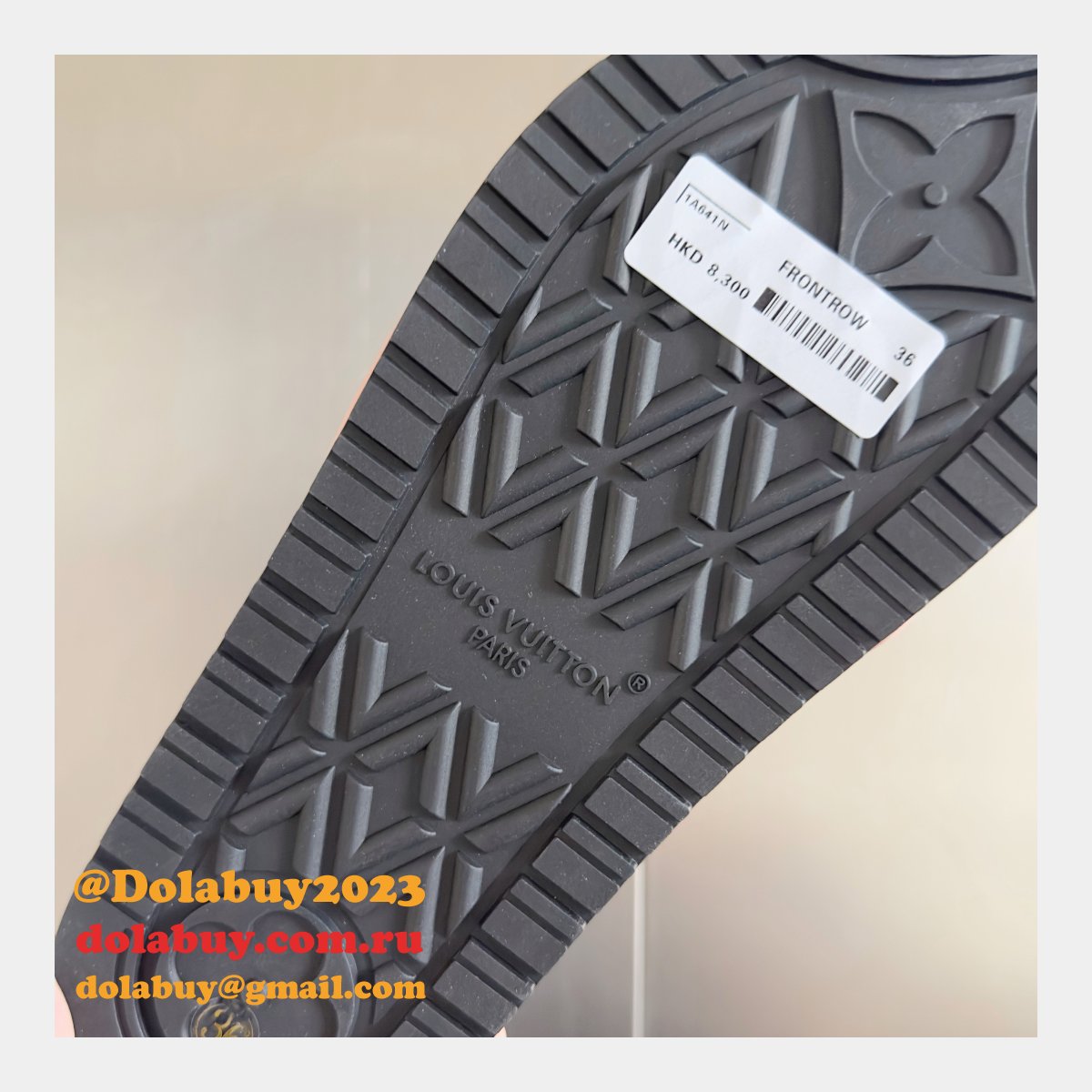 Duplicate LV Shore Flat Comfort Mule