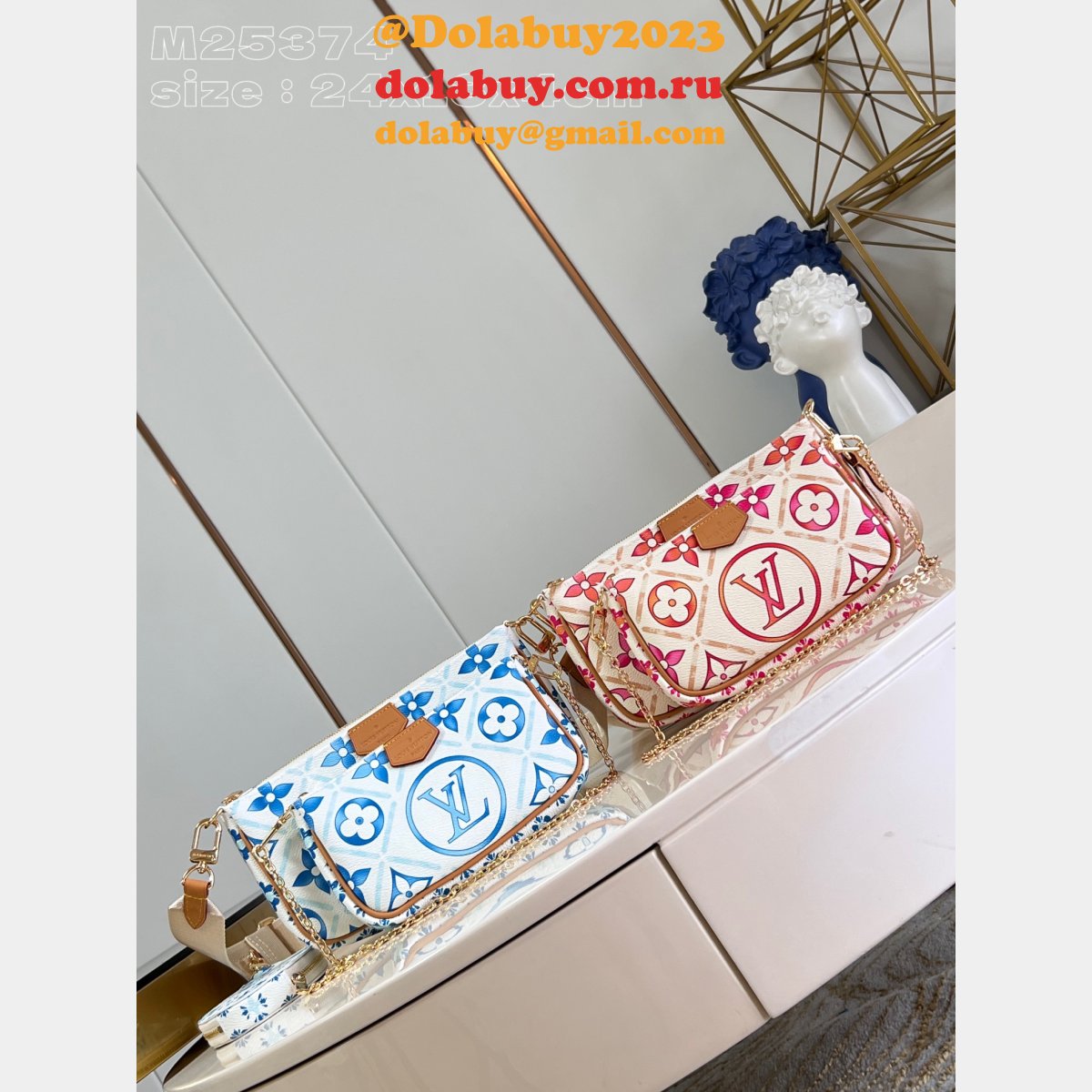 Designer Best Louis Vuitton Multi M25374 Pochette Accessoires Fake Bag