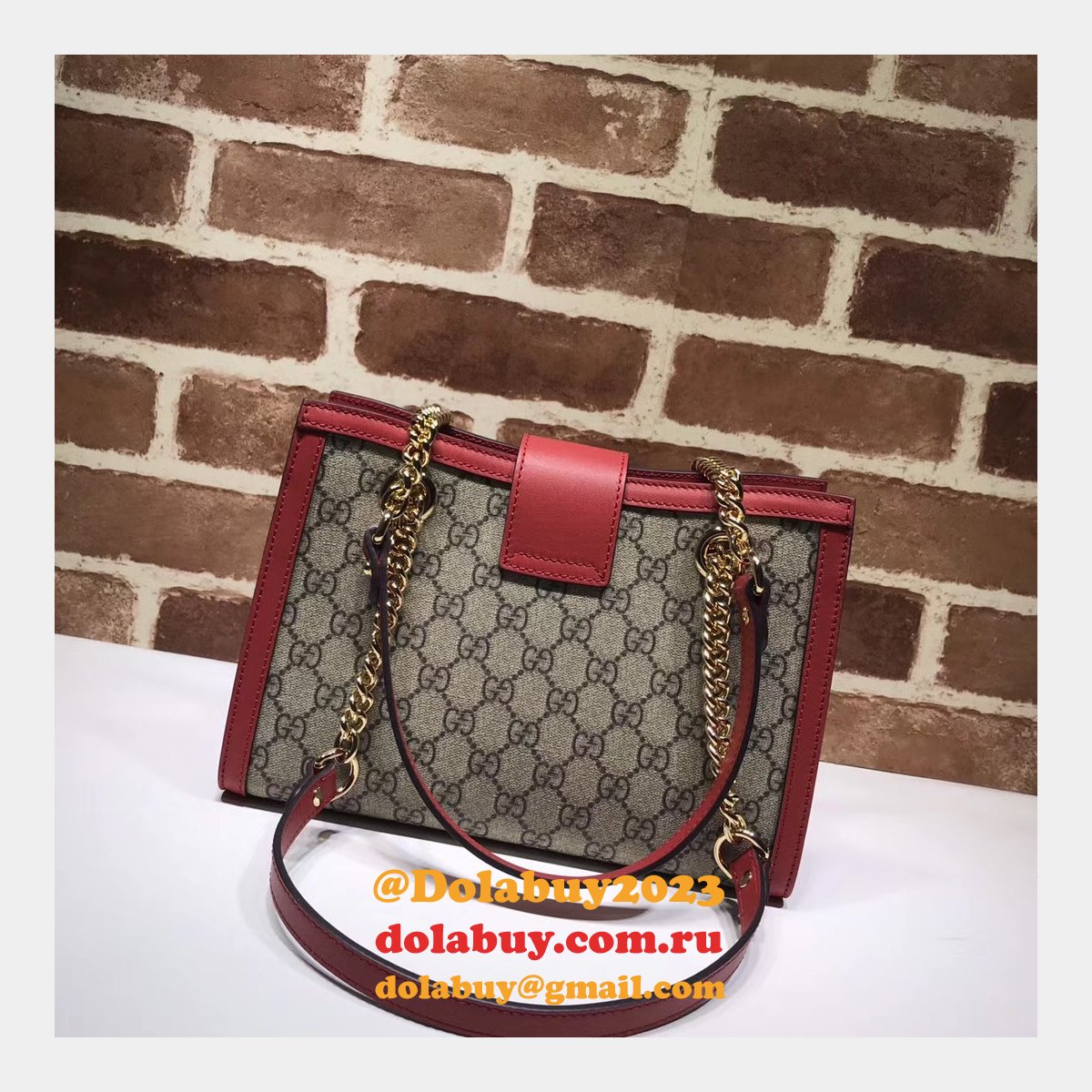 uk G*u*i replica gg supreme padlock small shoulder 498156 bag