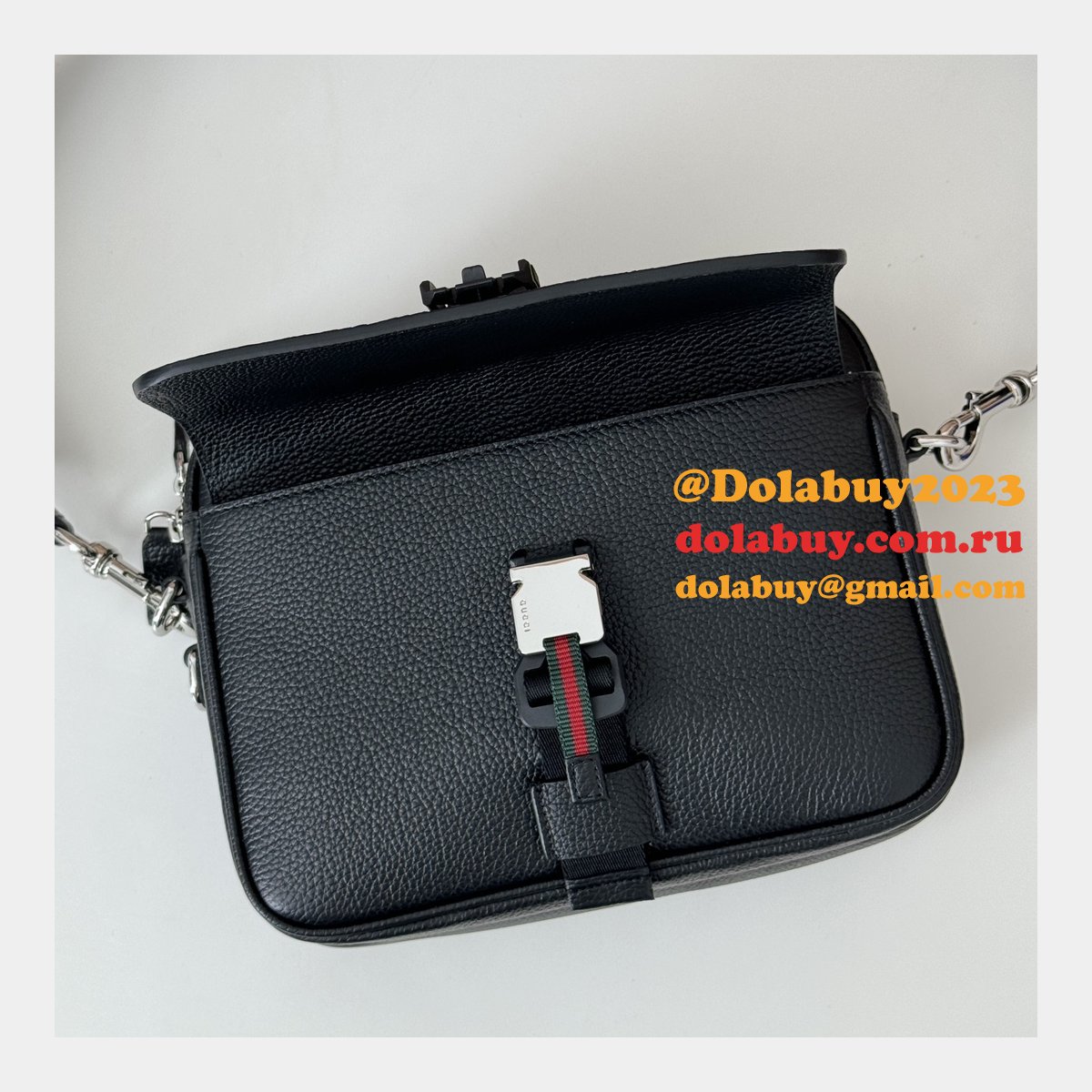 G*u*i knockoff small crossbody 816751 black perfect bag