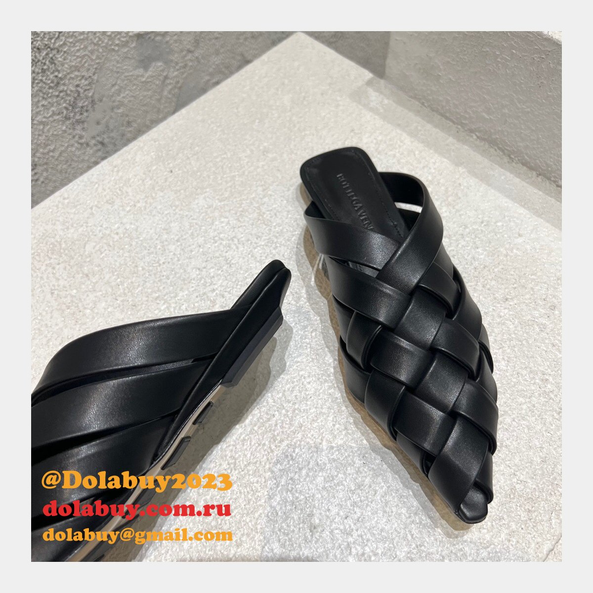 Designer Replica Bottega Veneta Top Quality Flat Sandals Shoes