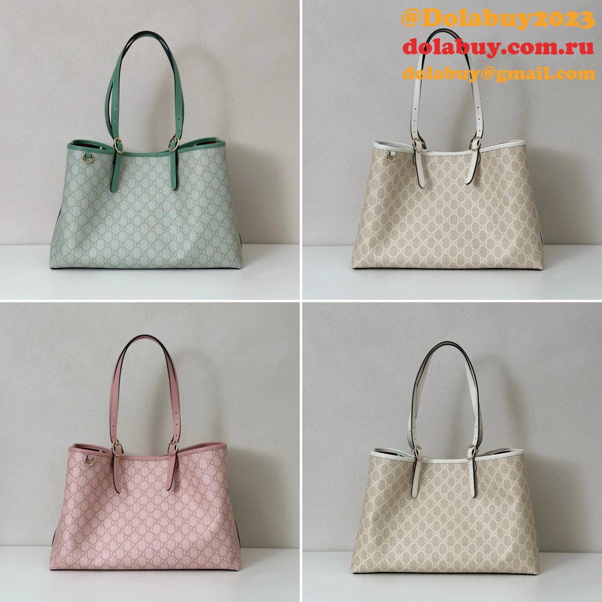 Gucci GG Emblem Medium Tote Top Quality 815213 Bag