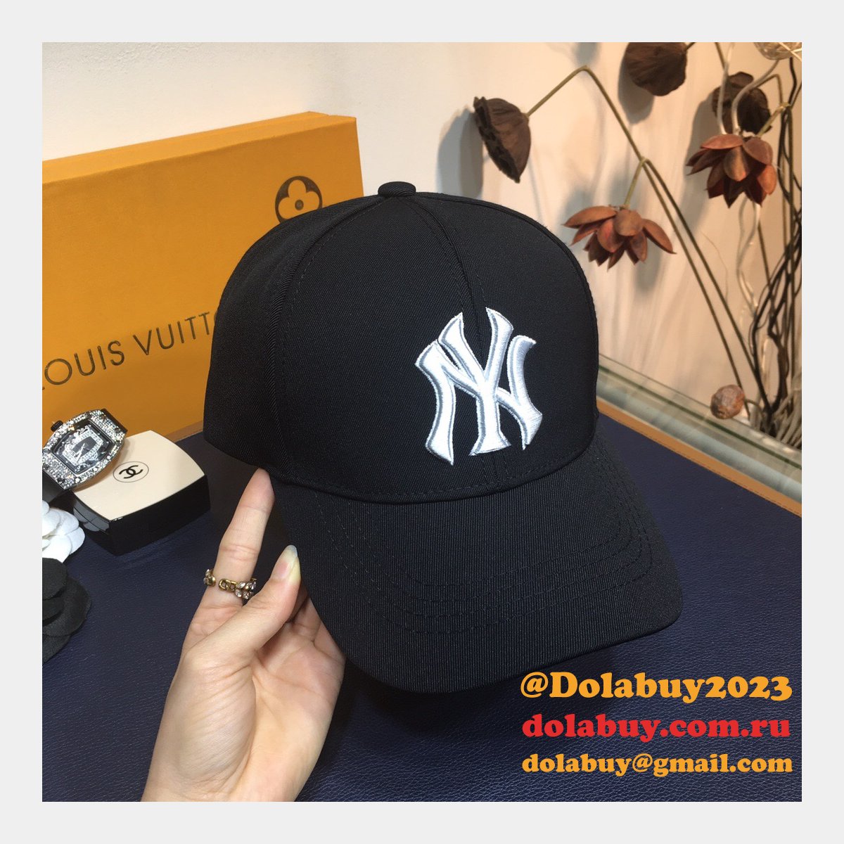 MLB Yankee NY solid color baseball cap