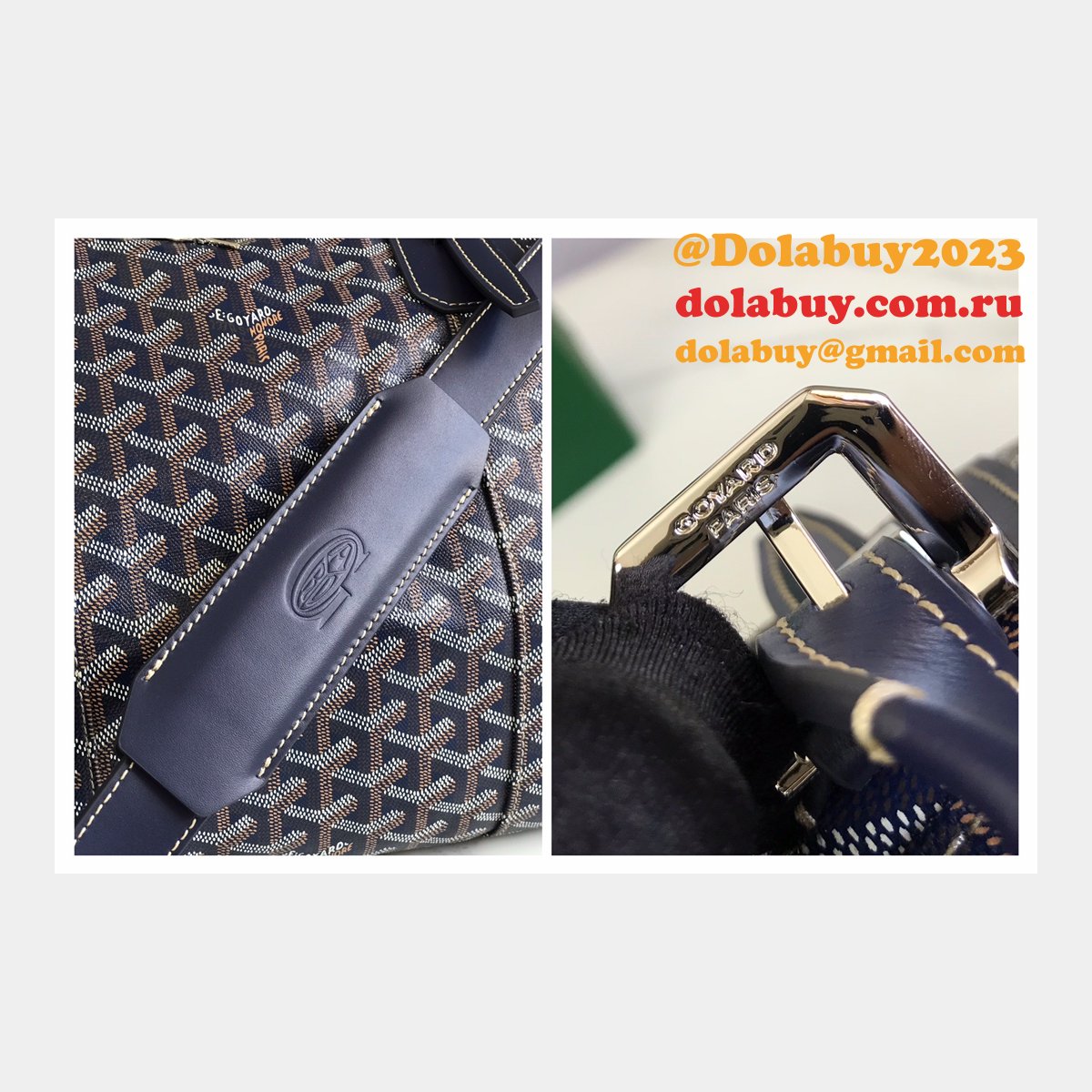 Replica Goyard Croisiere 50 Inspired Goyardine 0201515 Designer Bag