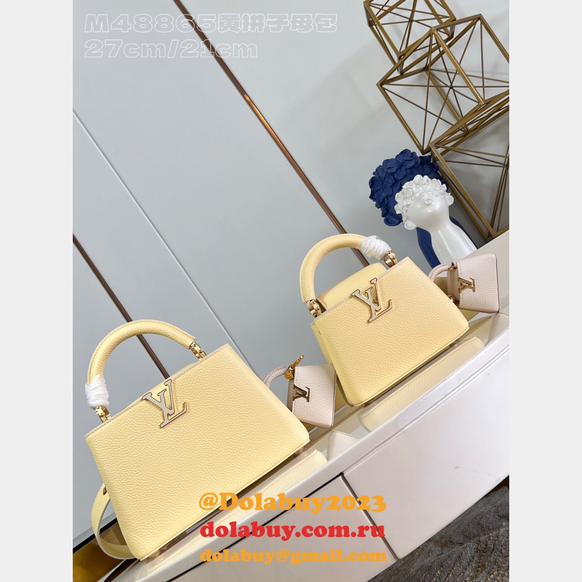 Louis Vuitton 7 Star M48865 Mother-Child Capucines High-Quality Replica Bags