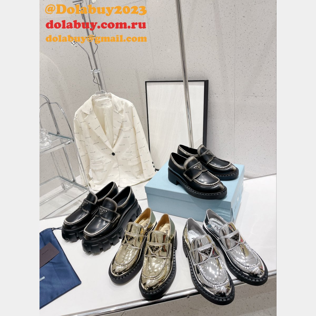 Wholesale Replica Prada Fashion Shoes