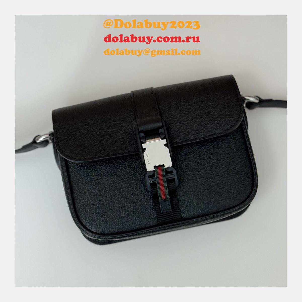 perfect luxury G*u*i super 800313 shoulder knockoff black bag