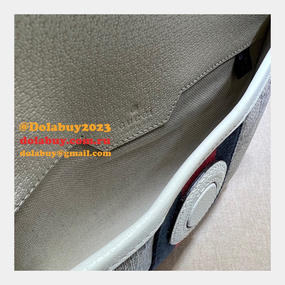 Best Quality Gucci Replica Ophidia belt bag 674081 GG supreme canvas