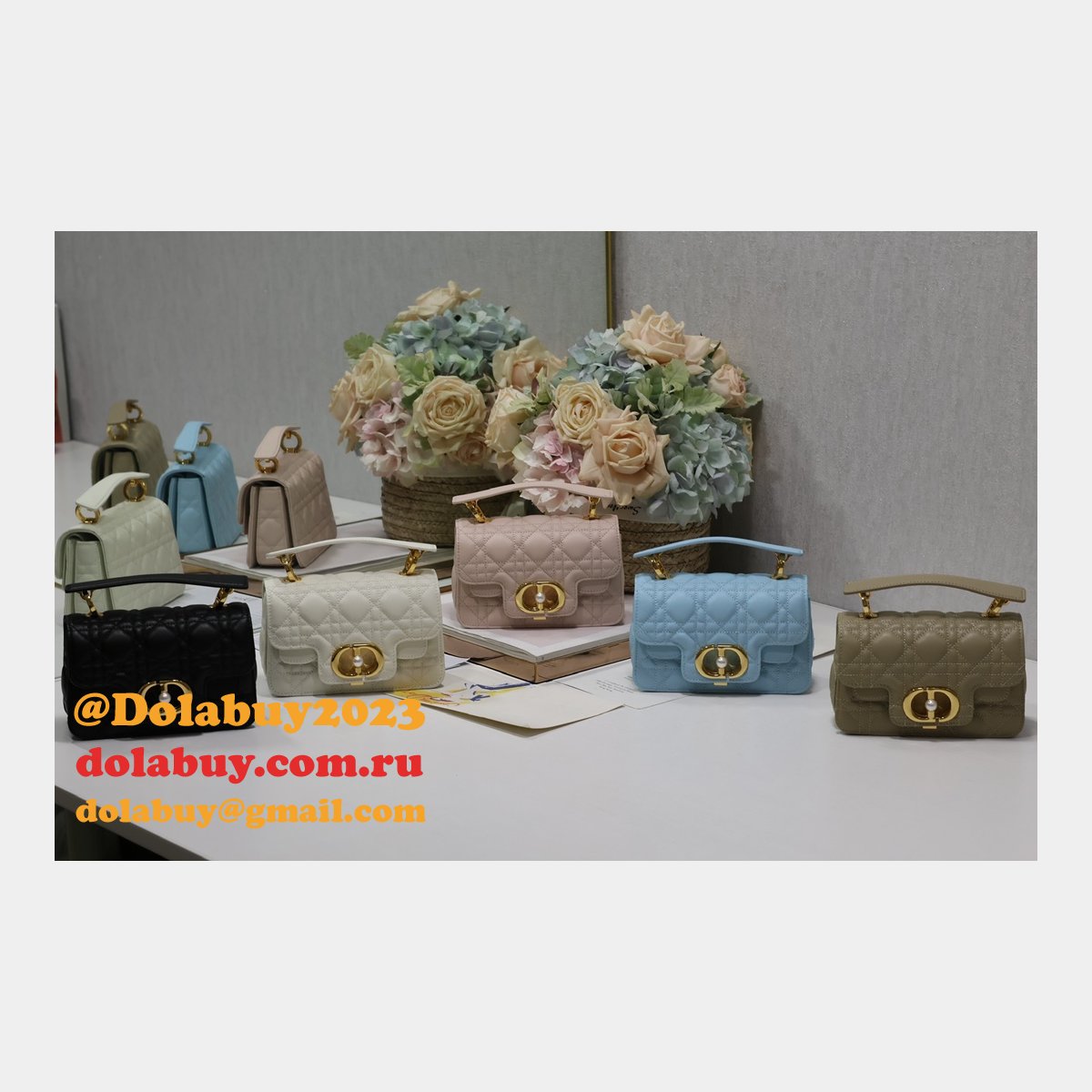 7 Star Mini Dior Jolie Top Handle Bag Wholesale 9272