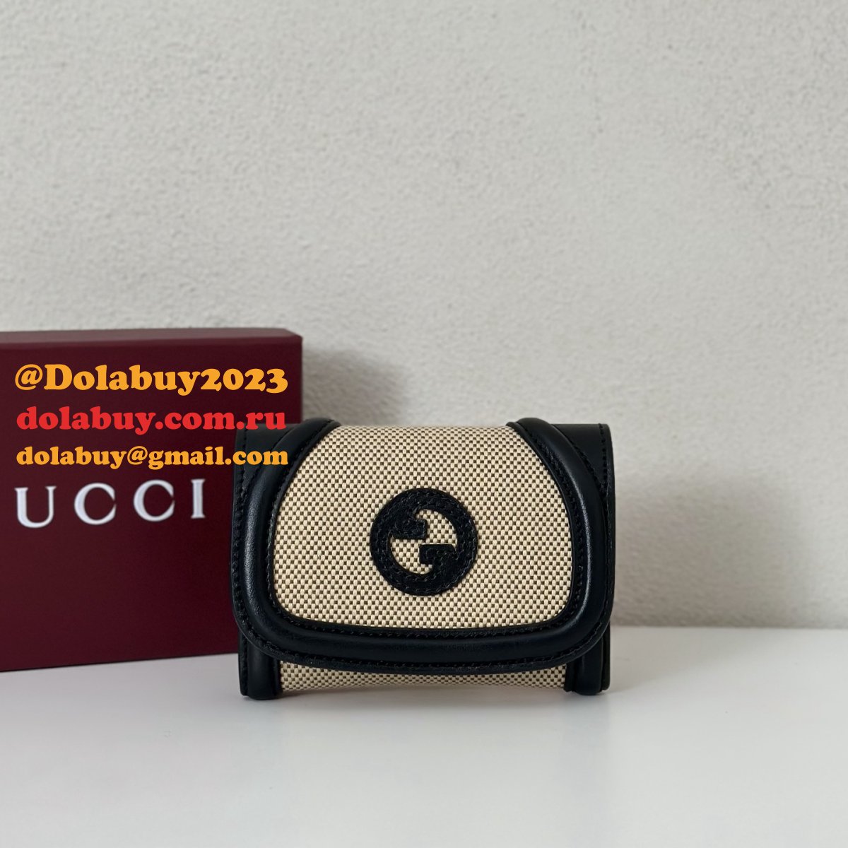 G*u*i knockoff blondie card case leathergoods 818811 bag