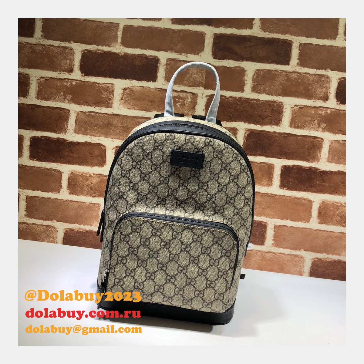 G*u*i high quality replica 429020 gg monogram supreme backpack bag
