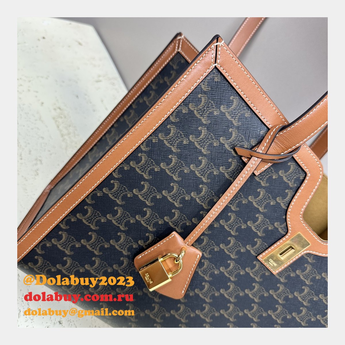 Wholesale Cabas 16 In Smooth 112583 Celine Knockoff Bag