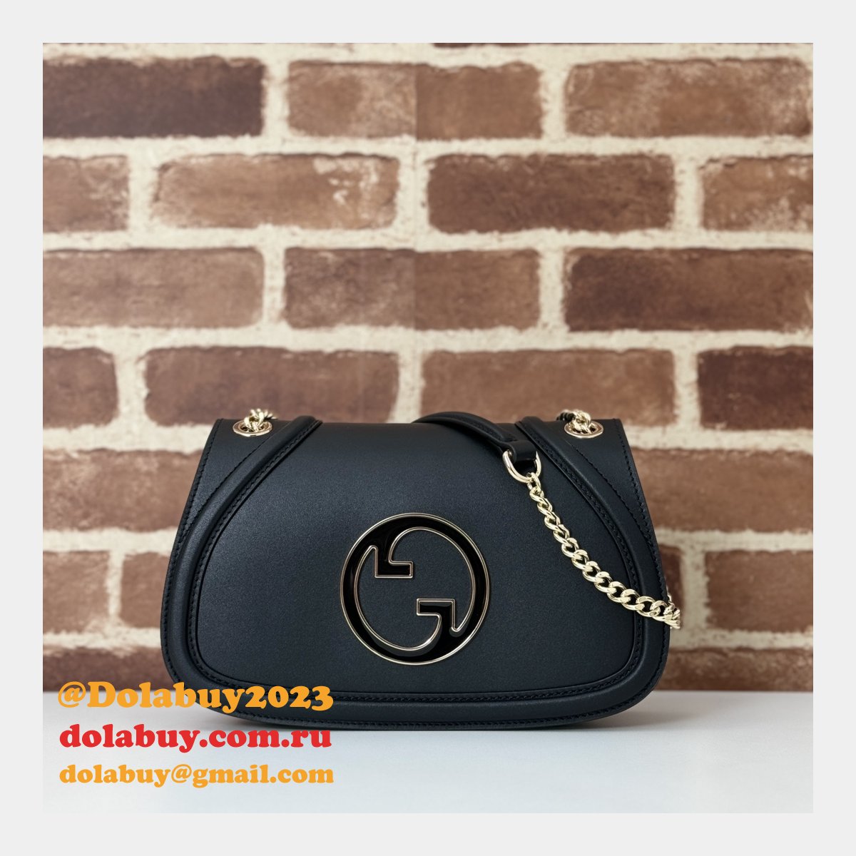 G*u*i replicas 815715 blondie chain shoulder 1:1 mirror bag