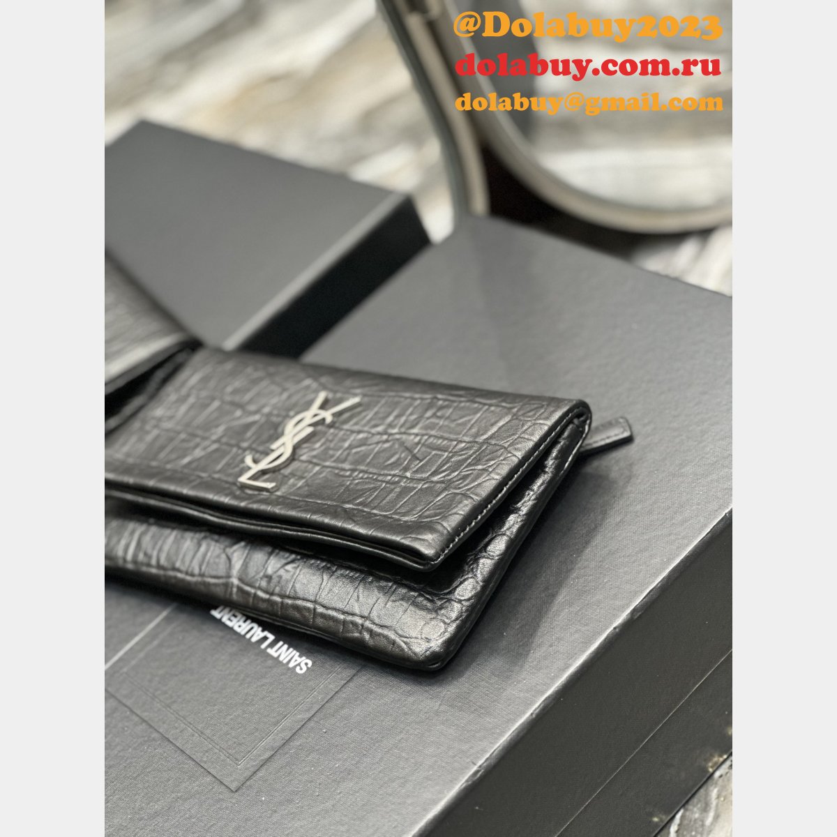 Best Replica YSL Designer Saint Laurent 738821 Clutches Bag