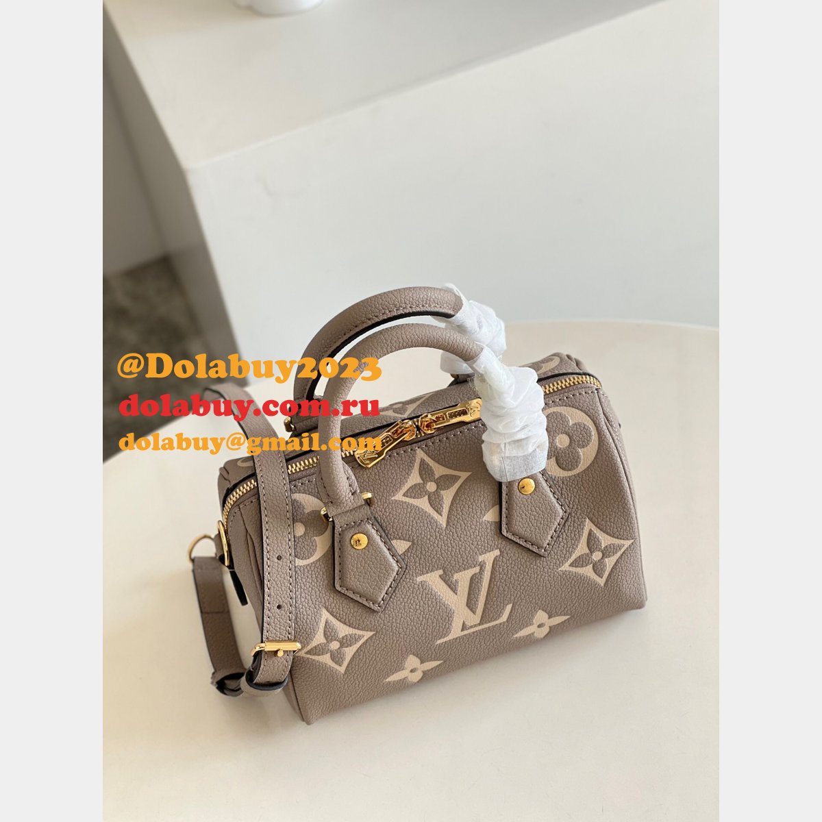 Wholesale Louis Vuitton M58953 Speedy Bandoulière 20 Monogram Empreinte Leather