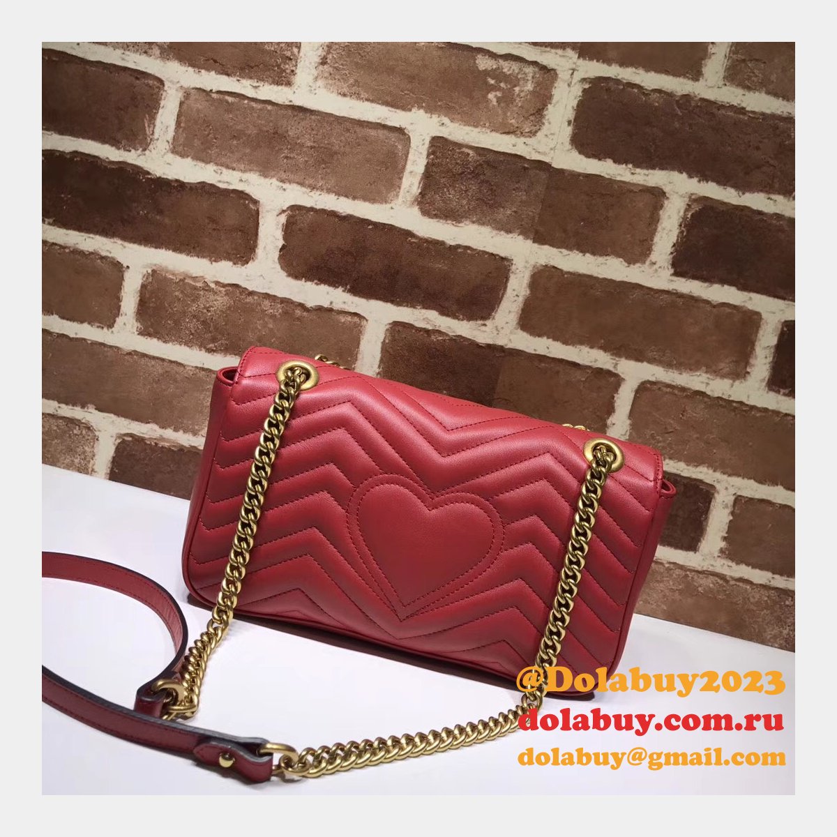 G*u*i gg marmont replica 443497 ladies shoulder bag