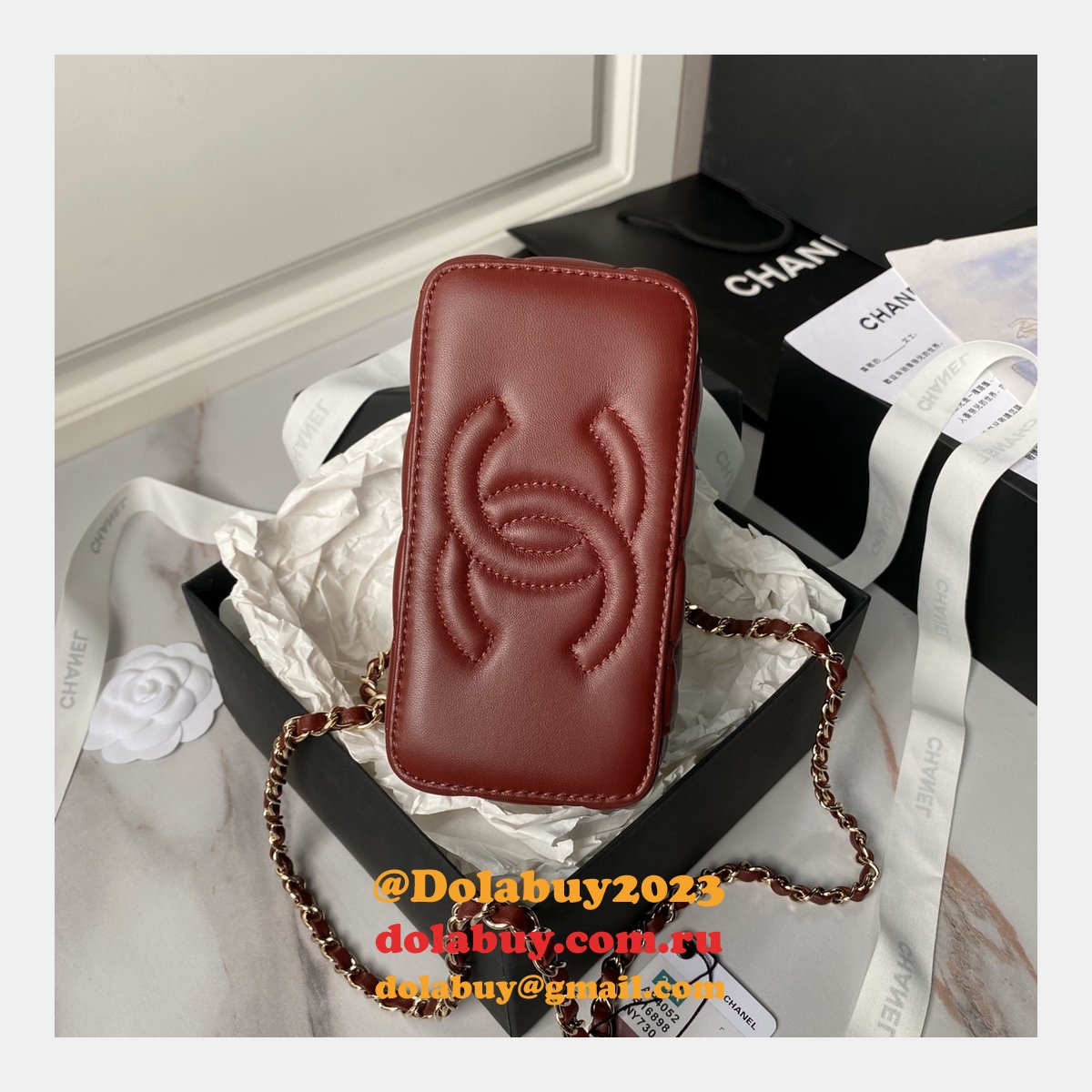 Luxury Replica Crossbody Shoulder Cosmetic Case Vanity Box Tote AP4052 Bags