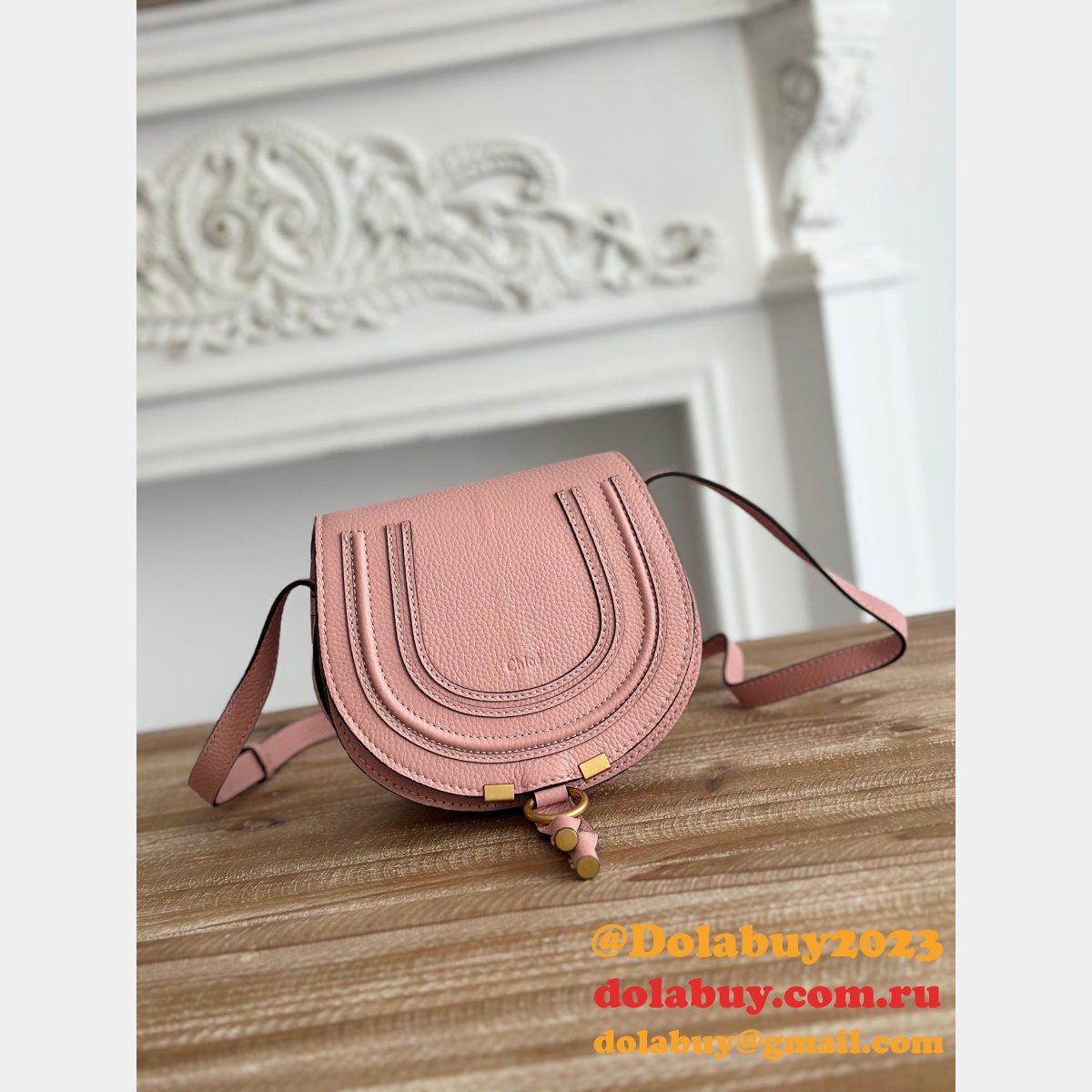 Top Quality Luxury Chloe Marcie Cowhide Handbag