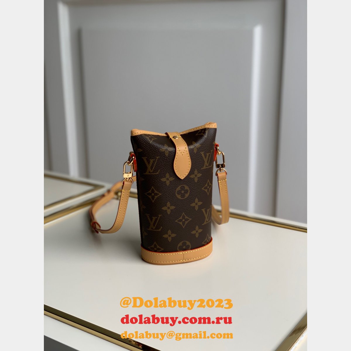 Perfect Louis Vuitton Fold Me Pouch Monogram M80874 Brown Art Of Living