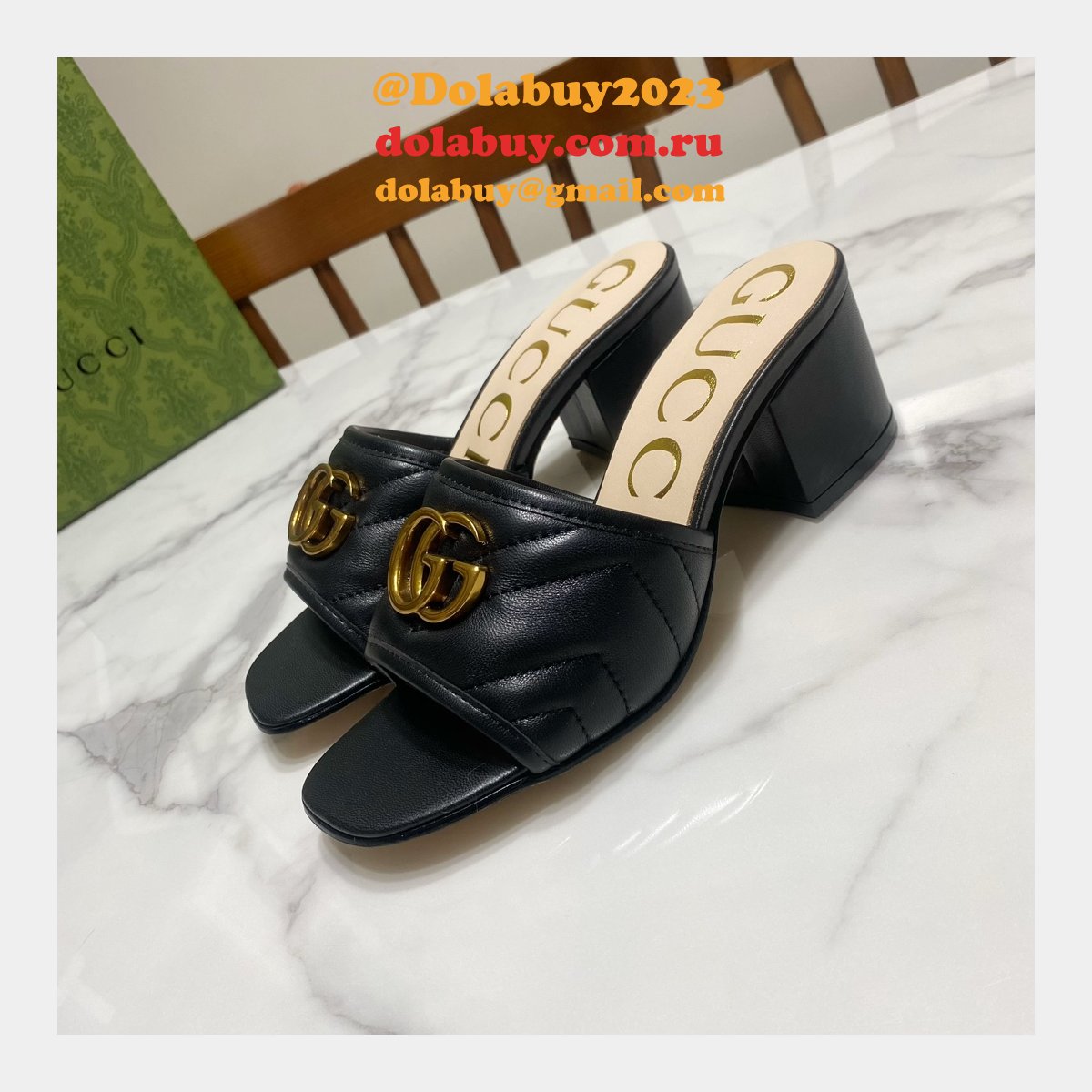 sell G*u*i replica gu7 shoes online best quality sandals