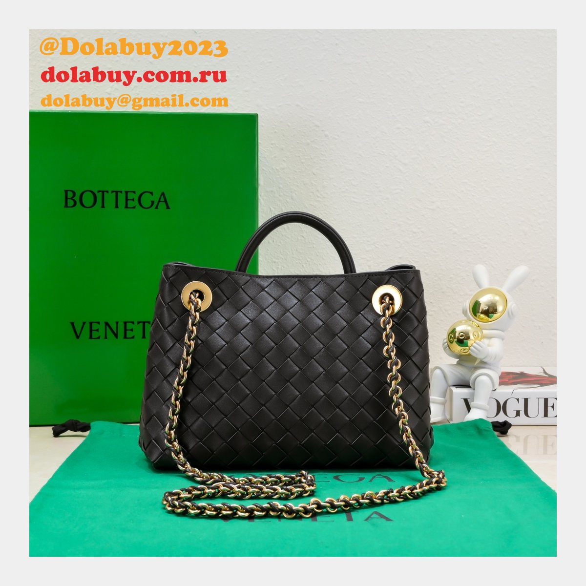 Top Quality BOTTEGA VENETA ANDIAMO small 25cm tote bag