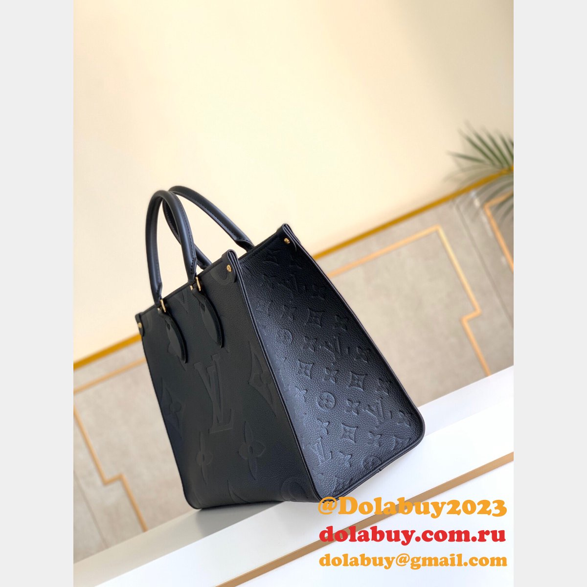 Louis Vuitton M45595 Onthego MM Monogram Empreinte Replicas Bag