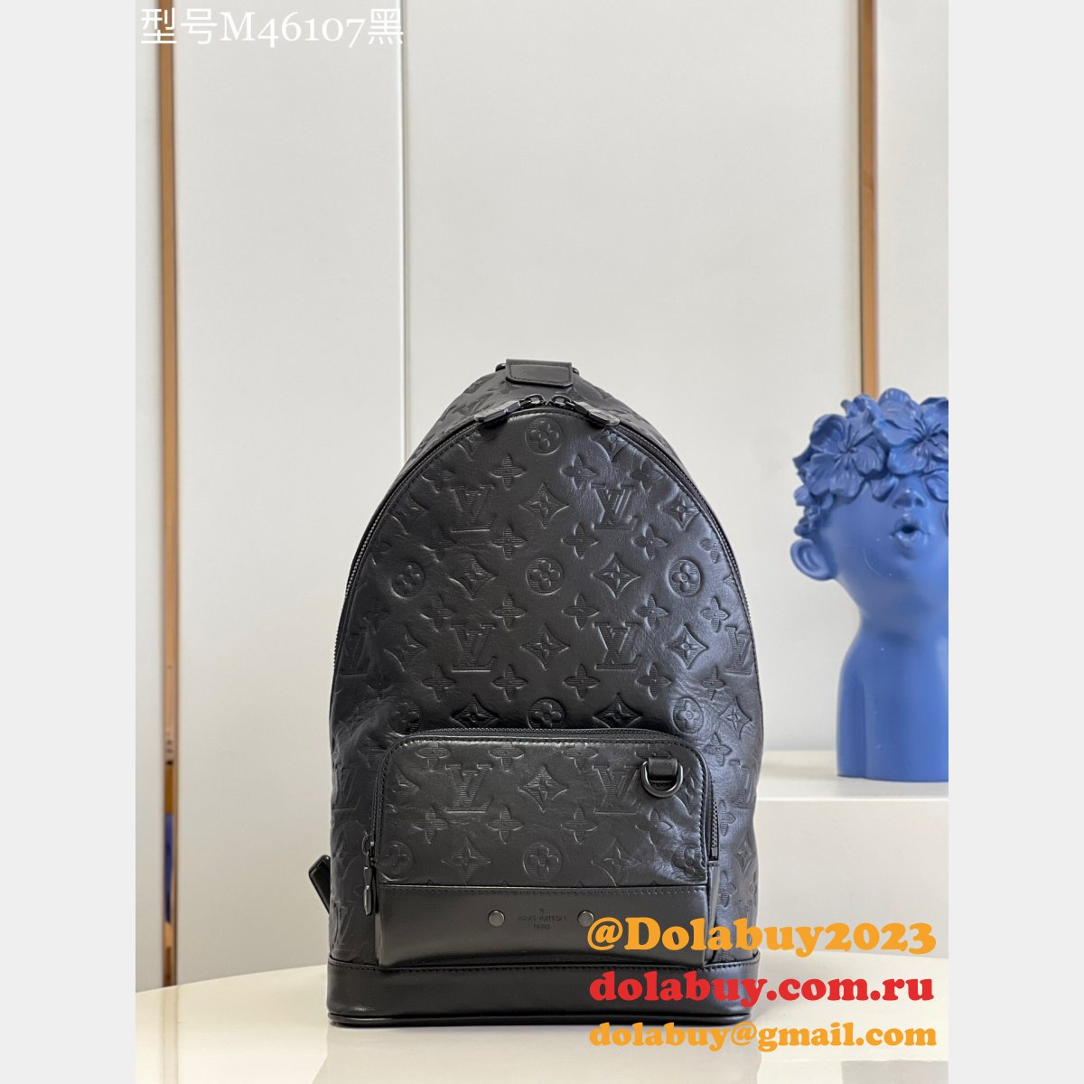 High Quality Louis Vuitton Replicas M46107 Racer Slingbag G65 Black Bags