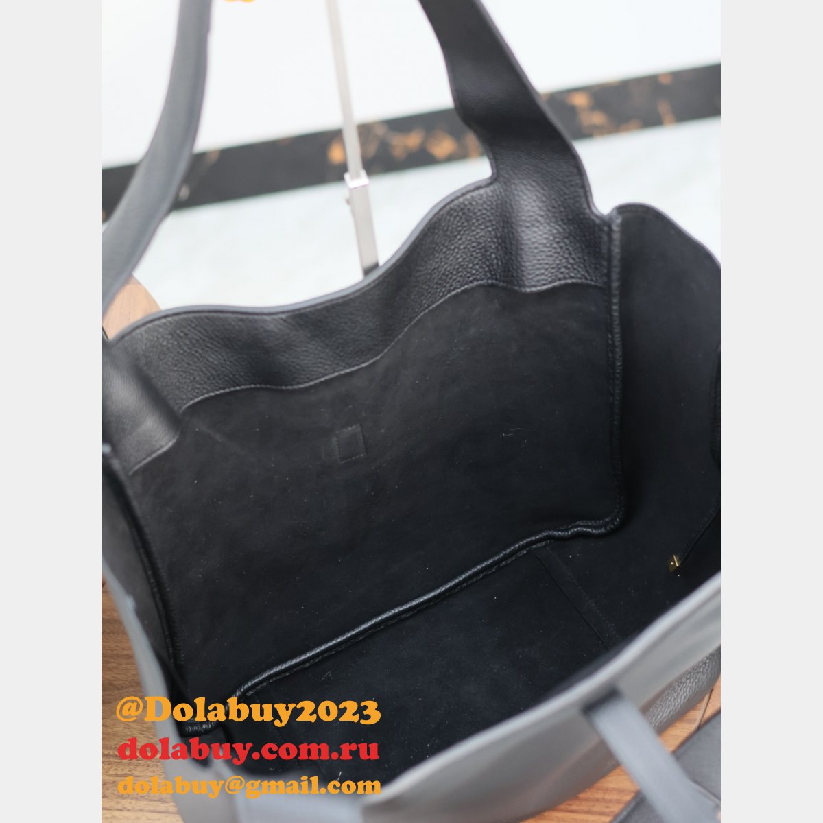 Replica Bea Yves Saint Laurent Hobo 763435 Black Designer Handbag