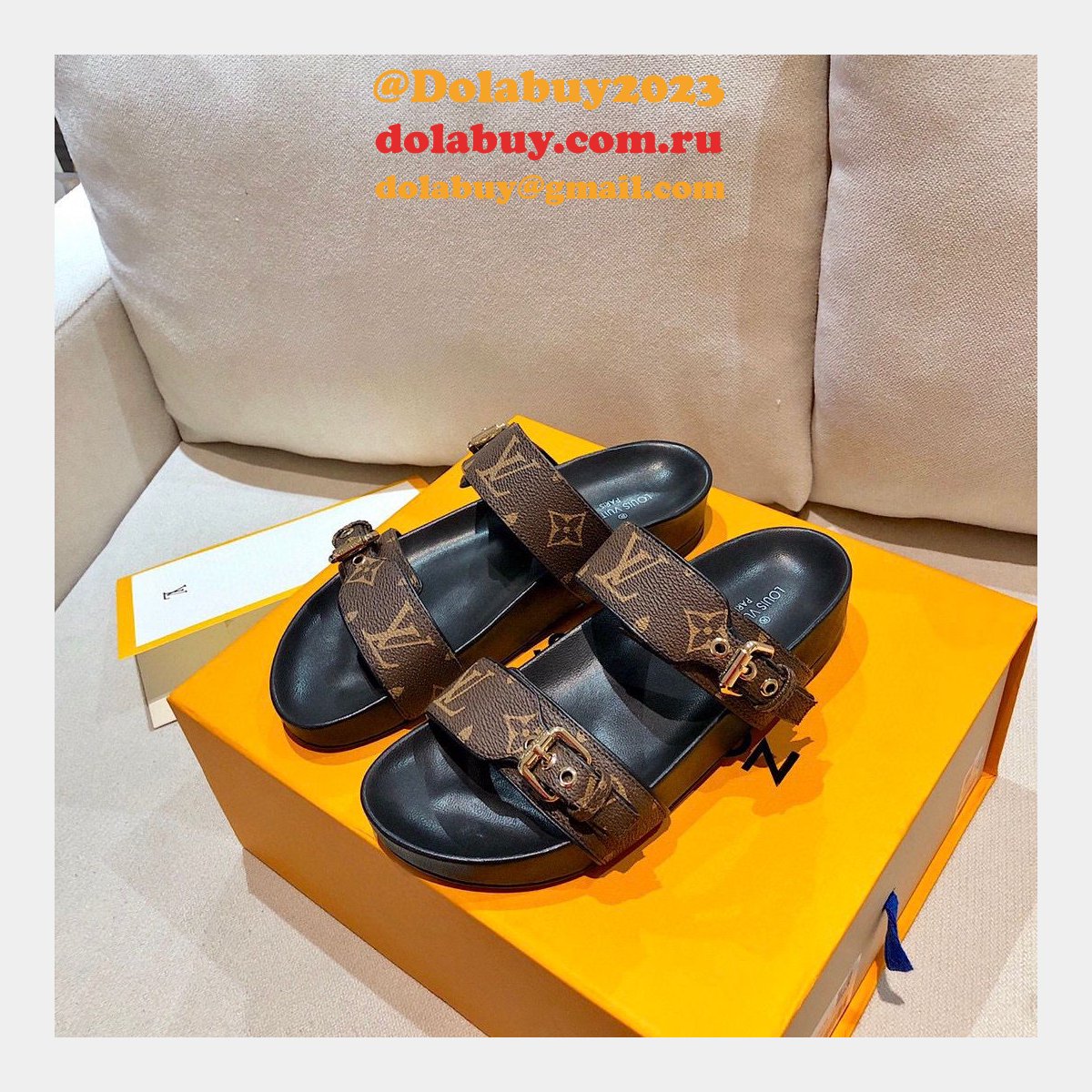 2022 slipper 001 Leather