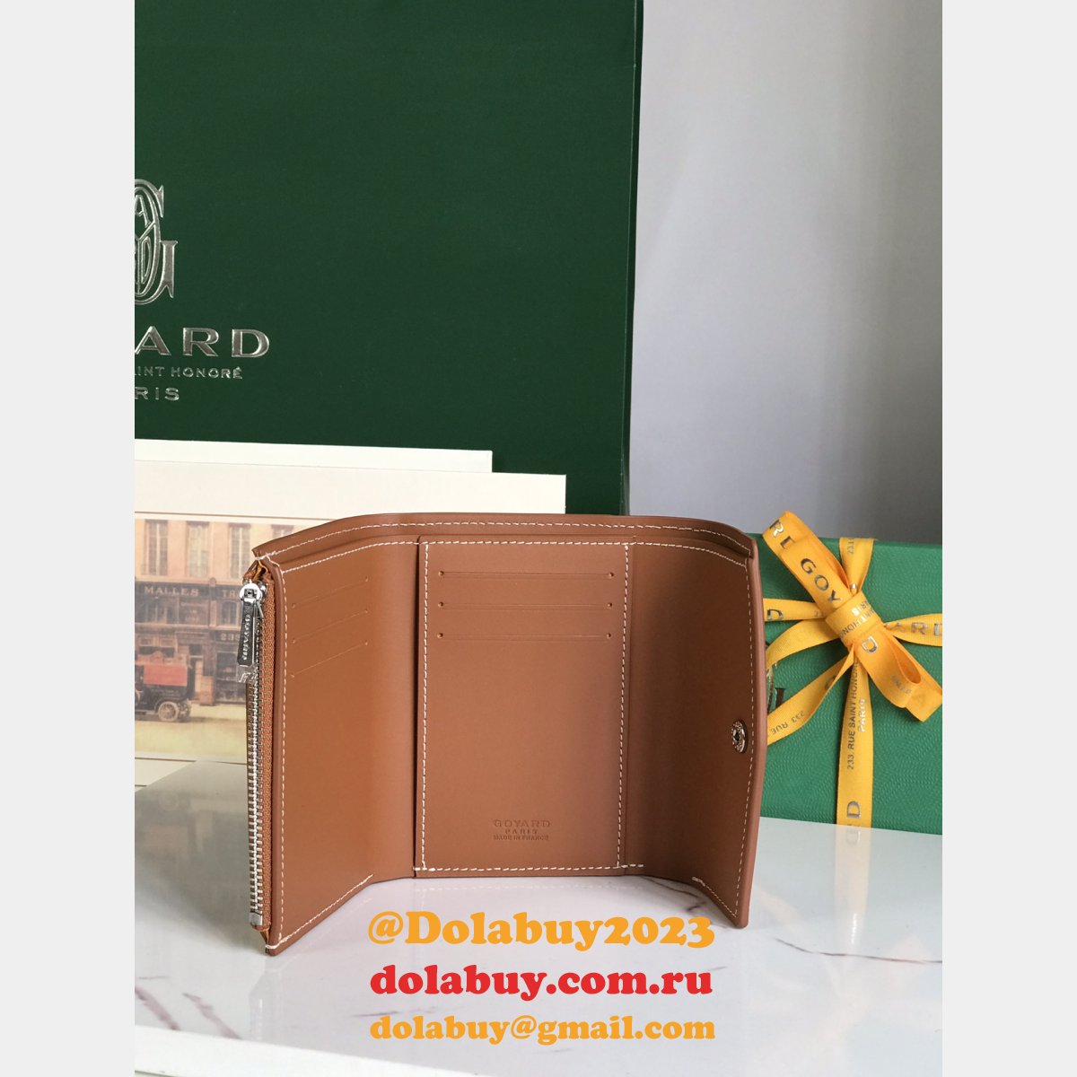 Top Quality Goyardine  Saint-Gabriel wallet