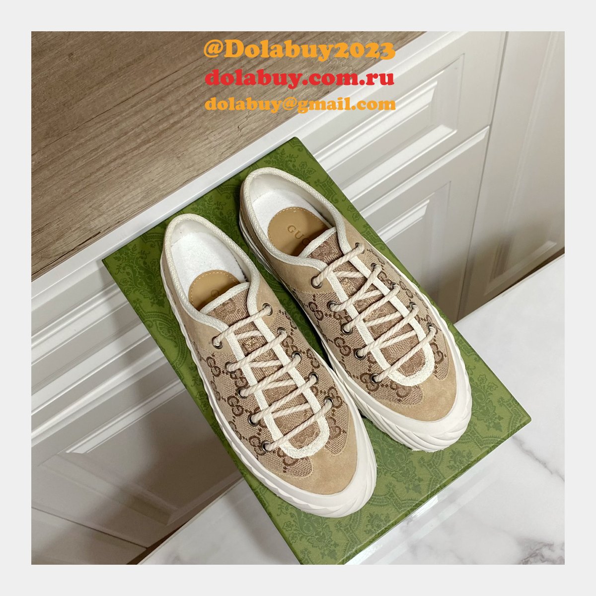 perfect dolabuy 1:1 mirror replica G*u*i gg canvas shoes