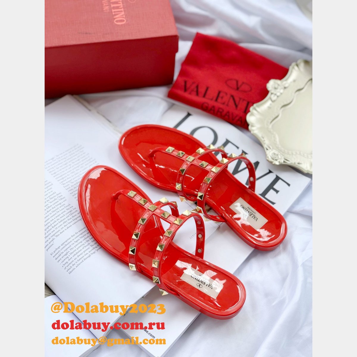 Knockoff Valentino Flat Slippers