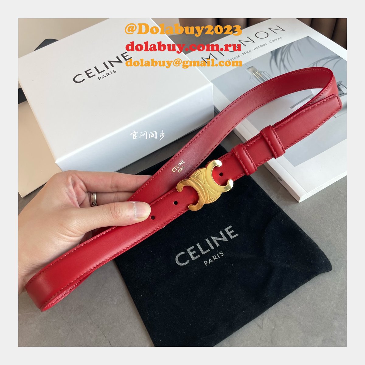 Replica Celine Inspired 18/25MM Top Quality Belt