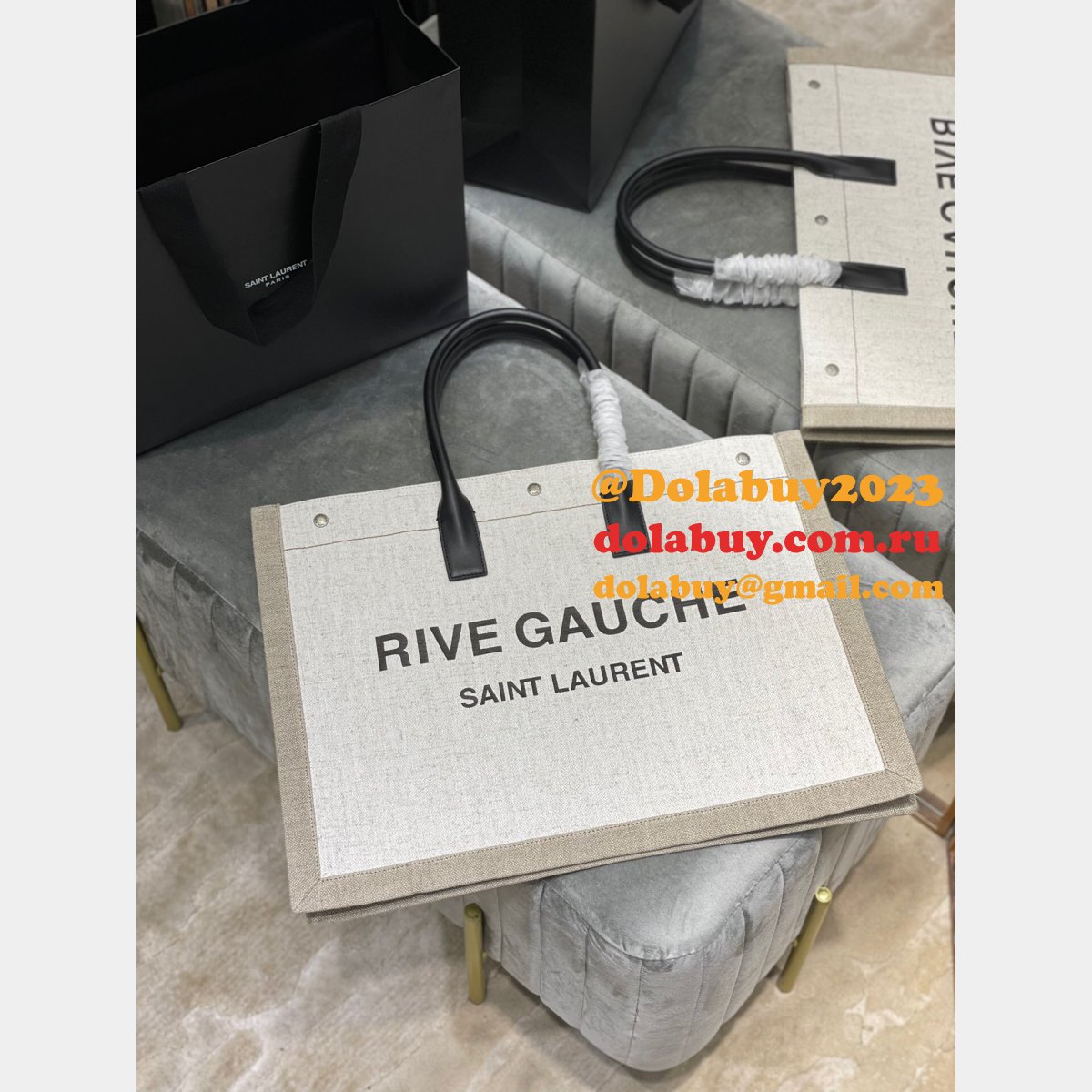 Wholesale Saint Laurent Rive Gauche Tote Fake 509415 Bag