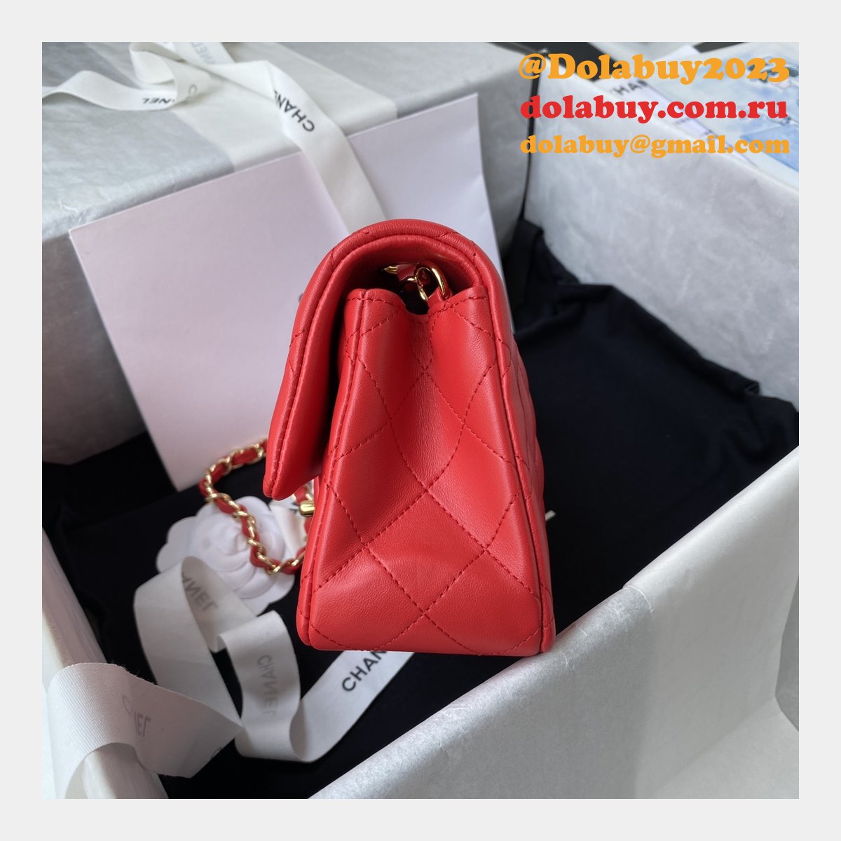 Fashion CC Lambskin Flap Designer 20CM Bag 1116