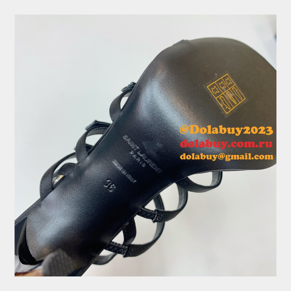 7 Star SAINT LAURENT KNOCKOFF high heel sandal