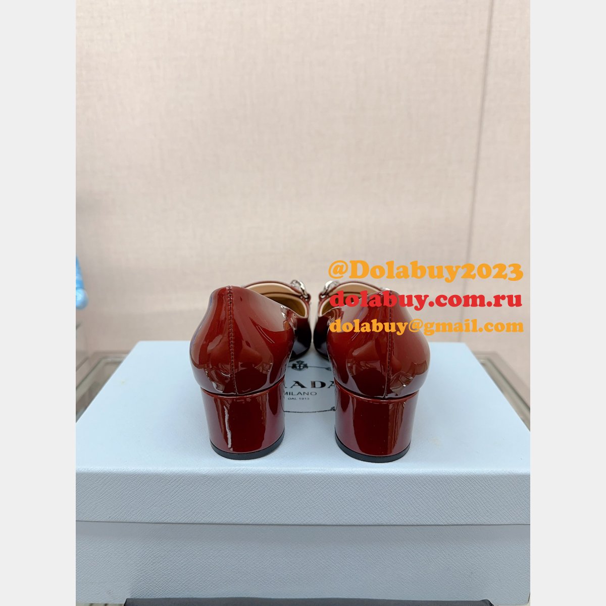 Wholesale Prada CHEAP SALES ONLINE square toe shoes