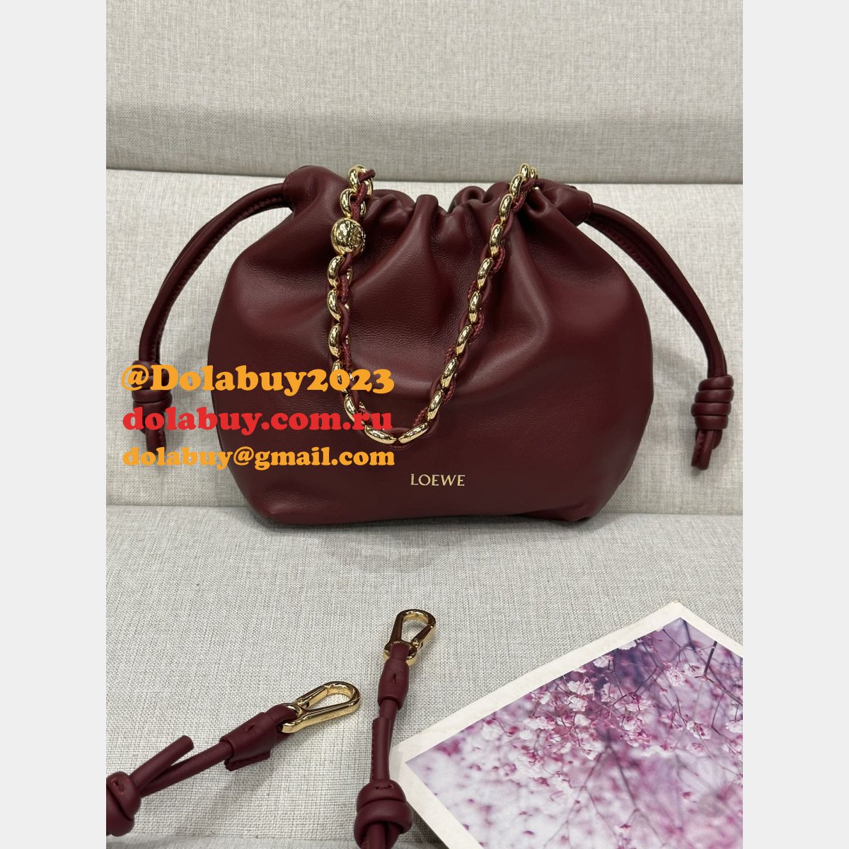 Designer loewe Flamenco Purse bag nappa lambskin