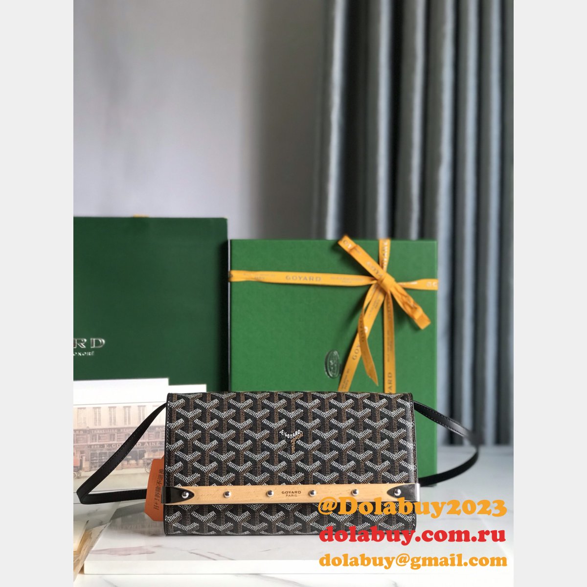 Monte-Carlo 020178 Designer Goyard Clutch Fashion Replica Bag