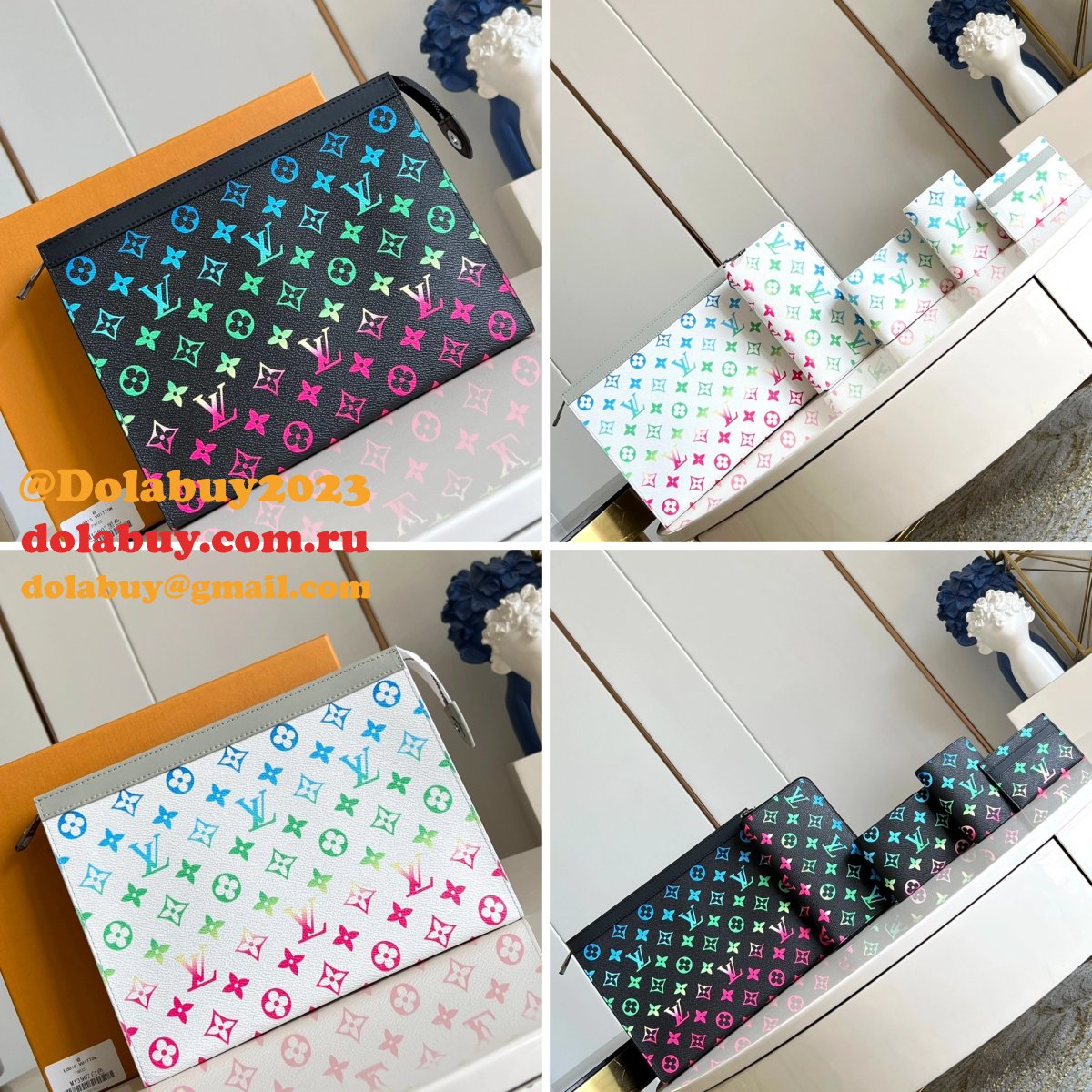 Louis Vuitton Pocket Organizer Slender Wallet M13911 M14134 M13909 M13908 M13907 Bag