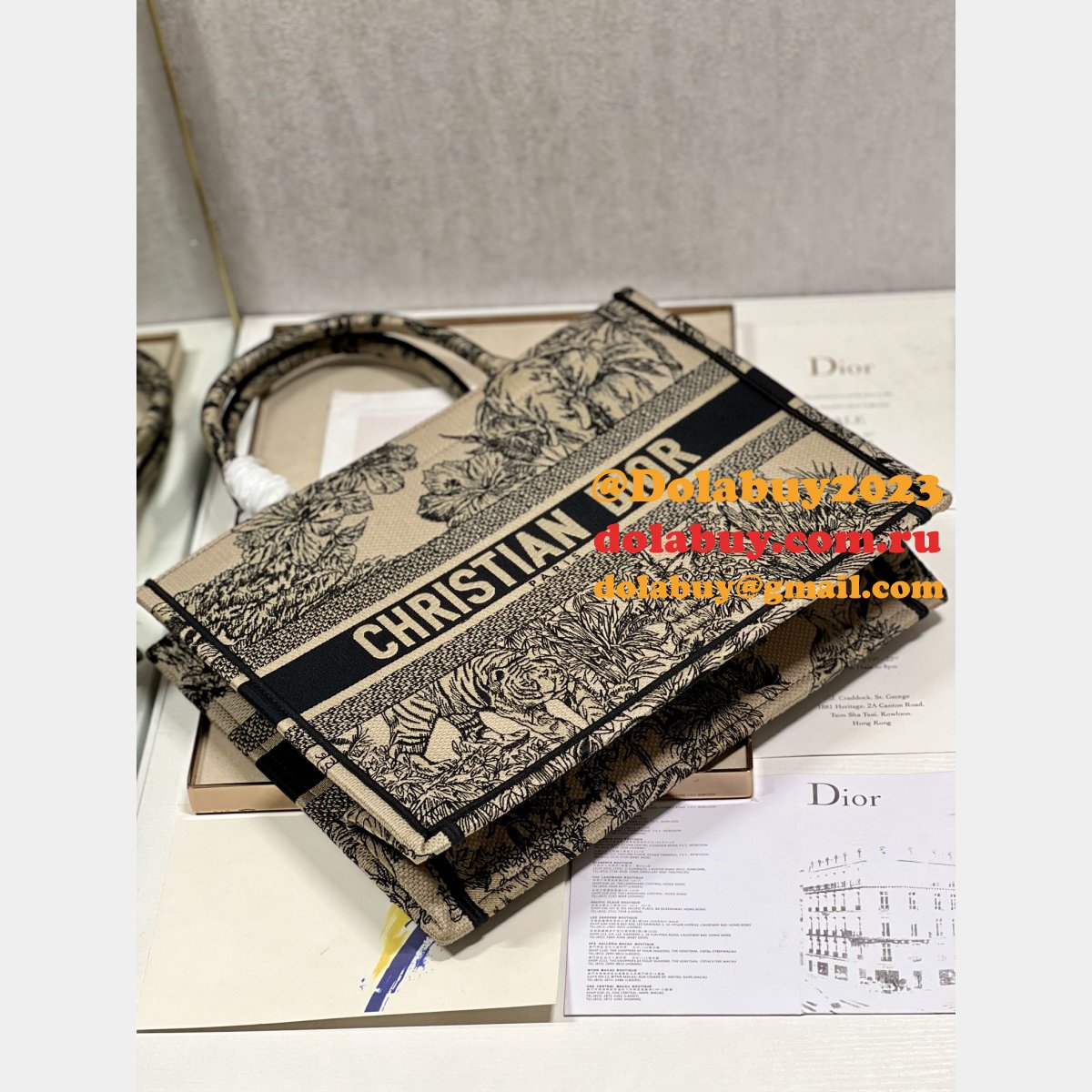 High Replica Bayadere D-Stripes Dior Sale 26.5/36/42CM Online