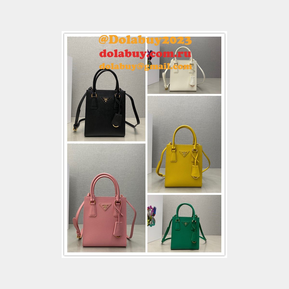 TOP PRADA SAFFIANO KILLER BAG FASHION 1BA358