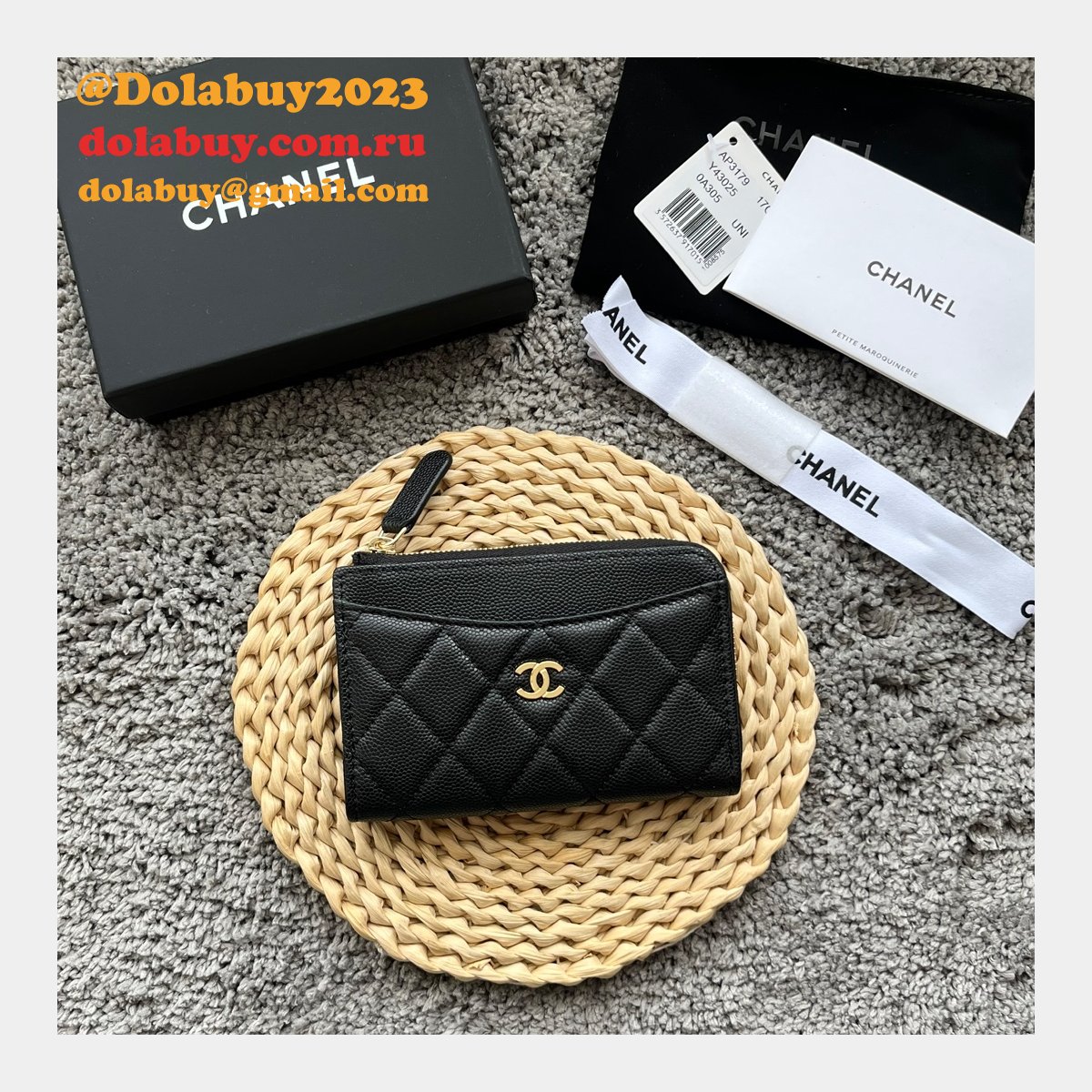 Designer Replica Card Holder AP3179 Luxury Bag