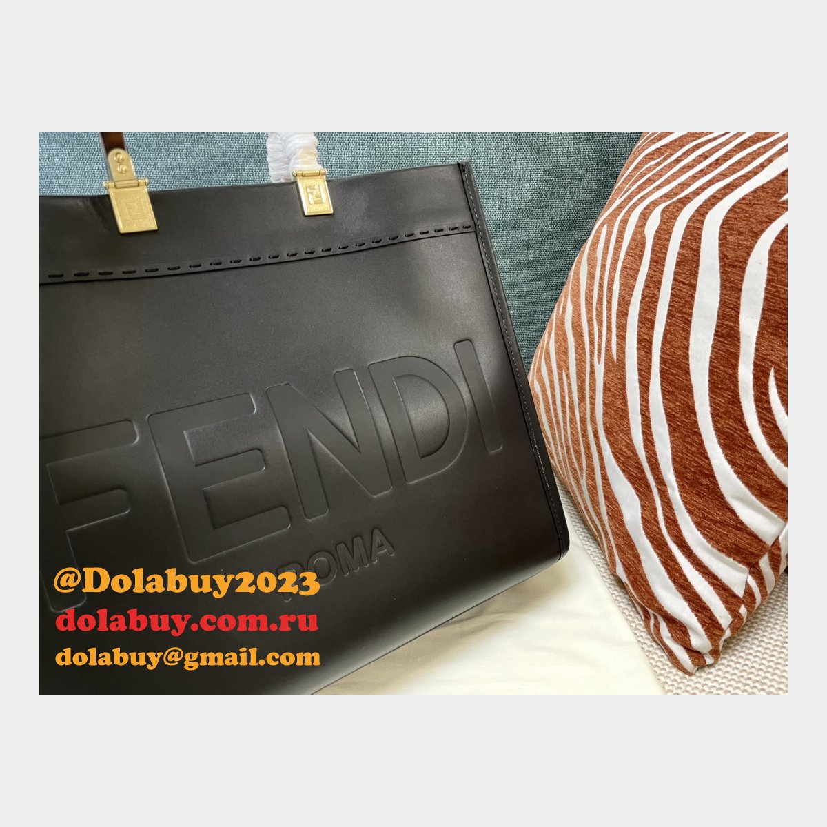 best knockoff F**di tote sunshine small handbag