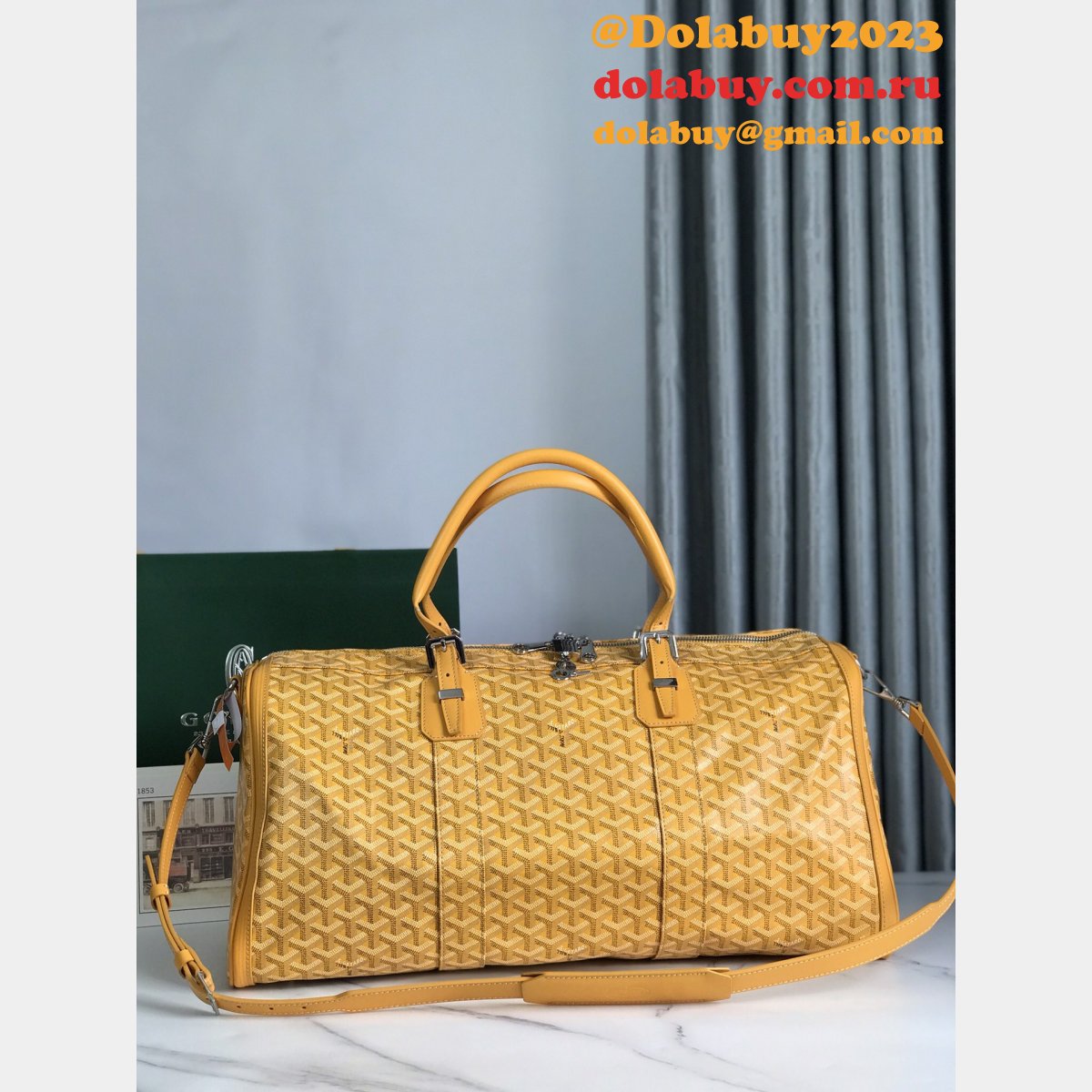 Replica Goyard Croisiere 50 Inspired Goyardine 0201515 Designer Bag