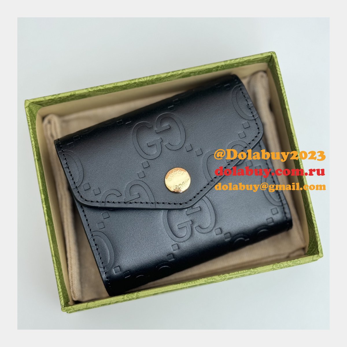 Gucci Knockoff GG Compact High Quality 772793 Wallet