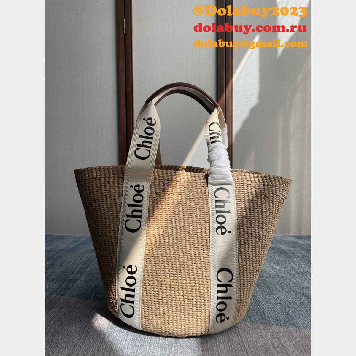 Best Replica Chloe Large Woody Basket shoulder bag
