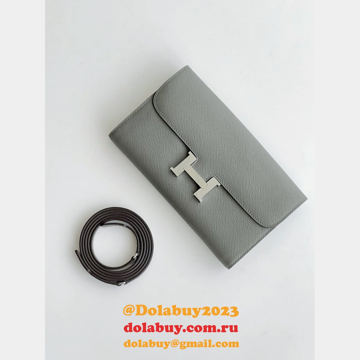 7 Star hermes constance to go clutch bag