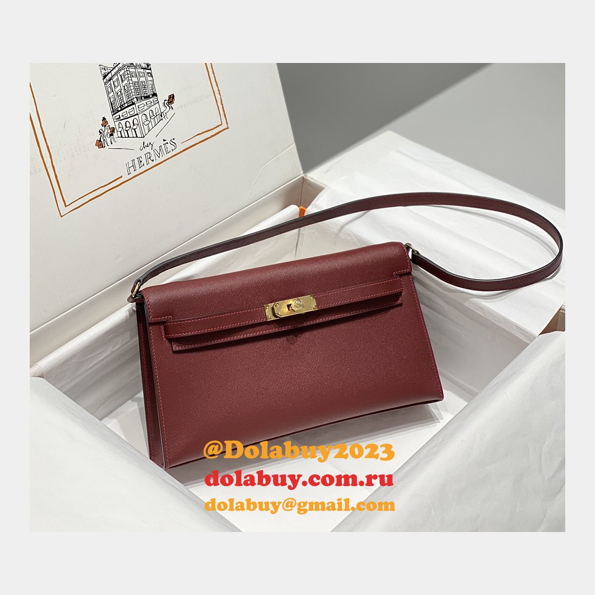 Luxury hermes kelly elan Customized Madame BAG
