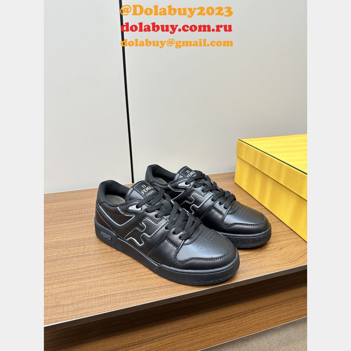 F**di match low-top sneakers